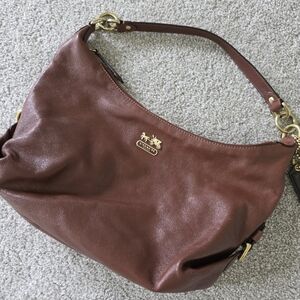 Coach Brown Leather Shoulder Bag